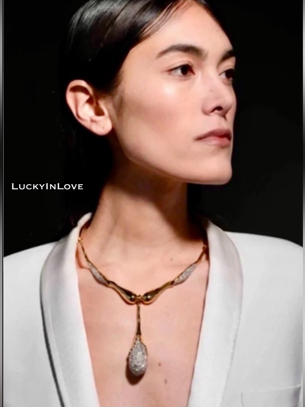 ALEXIS BITTAR
Solanales Drippy Crystal Pendulum Collar Necklace
